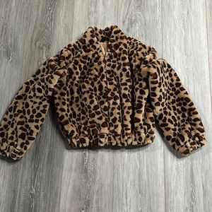 Cheetah Windsor jacket, brown and black, size S